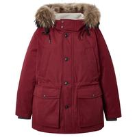 JACK&JONES 225412065 可拆卸毛领派克羽绒服 F15酒红色 L