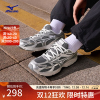 美津浓 SPARK CN III 复古潮流缓震慢跑鞋 05/银色/深灰 40.5 (260mm)