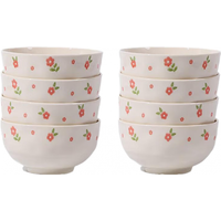 雅诚德 雅誠德绯红之花4.5英寸碗 6只装