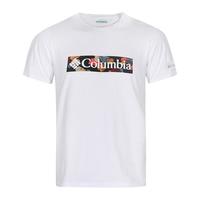 Columbia 哥伦比亚 中性运动T恤 AE0403-103 白色 L