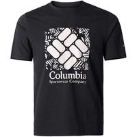 Columbia哥伦比亚户外21春夏新品男子针织短袖休闲T恤AE0403 466 S
