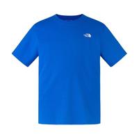 北面(The North Face)男女同款宽松短袖棉T恤户外休闲透气25春夏|8DEW T4S/蓝色 L /175