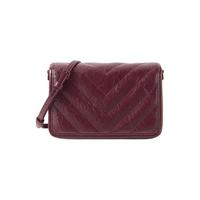 CHARLES & KEITH 追光系列 女士单肩包 CK2-80150978 葡萄酒红色 小号