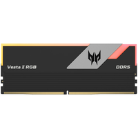 PREDATOR 宏碁掠夺者 炫光星舰系列 海力士A-Die DDR5 6000MHz RGB 台式机内存 灯条 石耀黑 32GB 16GBx2 C28