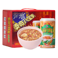 泰奇 八宝粥桂圆莲子粥0添加速食粥早餐粥正餐代餐370g*12罐礼盒装送礼