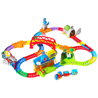 vtech 儿童玩具神奇轨道车趣味电动火车站套装1-6岁