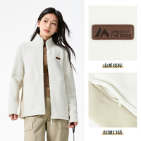 移动端：361° 361运动外套加绒秋冬Polartec冲锋衣内胆P绒立领抓绒衣632533613