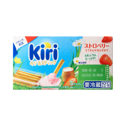 凯芮 法棍酪酪法国进口奶酪饼干棒草莓味105g/盒 高钙营养