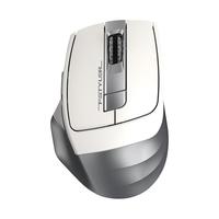 A4TECH 双飞燕 FB35 有声版 2.4G蓝牙 双模无线鼠标 2000DPI 银灰白