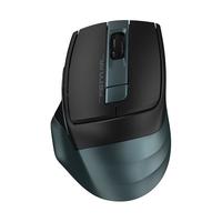 A4TECH 双飞燕 FB35S 静音版 2.4G蓝牙 双模无线鼠标 2000DPI 珠墨绿