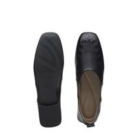 Clarks 轻舞系列 女鞋 方头编织一脚套复古懒人鞋