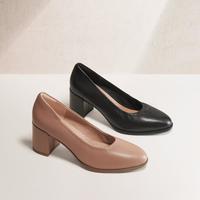 Clarks 简约高跟鞋轻便舒适女单鞋 芙蕾瓦