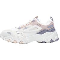 FILA/斐乐 缓震厚底 女士休闲鞋 奶白/烟玫粉-GR 37.5