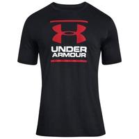 UNDER ARMOUR 安德玛 Gl Foundation 男子运动T恤 1326849-001 黑色 L
