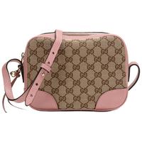 GUCCI 古驰 女士帆布单肩相机包 449413 KY9LG 8609 粉色