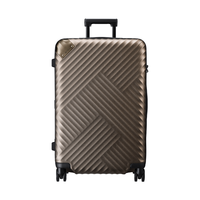 舒提啦 抗摔磨砂系列 PC拉杆箱 沙漠金 20英寸