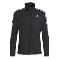 adidas 阿迪达斯 Marathon Jkt 男子运动夹克 GM1410 黑色/白 XS