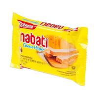 nabati 纳宝帝 丽芝士Richeese系列 威化饼干 草莓芝士蛋糕味 58g*10袋