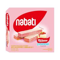 nabati 纳宝帝 丽芝士Richeese 威化饼干 草莓芝士蛋糕味 290g*2盒