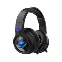 TAIDU 钛度 THS201 耳罩式头戴式动圈有线耳机 黑色 3.5mm+USB口