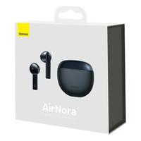 BASEUS 倍思 AirNora 半入耳式真无线降噪蓝牙耳机 黑色