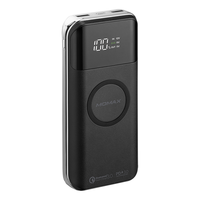 MOMAX 摩米士 IP92 无线充移动电源 黑色 20000mAh Type-C 18W 双向快充+10W 无线充电