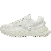 FILA 斐乐女鞋2024老爹鞋硬糖鞋休闲鞋厚底运动鞋女鞋 棉花糖/银-MM 38