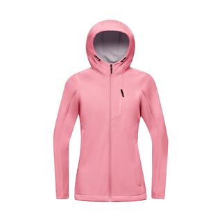 TOREAD 探路者 TREKKINC 徒步系列 女子软壳衣  TAEH92287 玫瑰粉 S 加绒款