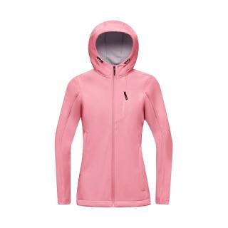 TOREAD 探路者 TREKKINC 徒步系列 女子软壳衣  TAEH92287 玫瑰粉 S 加绒款