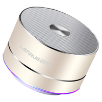 LEnRuE 蓝悦 A2 无线蓝牙音箱 500mAh 土豪金