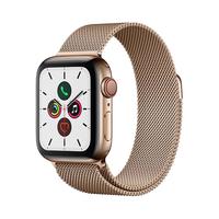 Apple 苹果 Watch Series 5 GPS+蜂窝款 智能手表 40mm 金色不锈钢表壳 金色米兰尼斯表带（GPS）