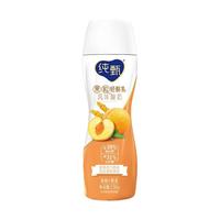 JUST YOGHURT 纯甄 果粒轻酪乳 风味酸奶 黄桃+藜麦 230g*10瓶 礼盒装