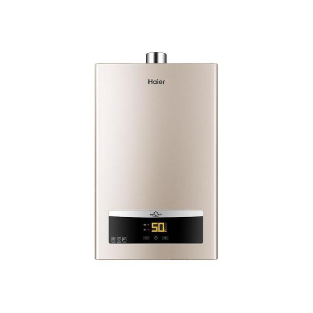海尔 燃气热水器12L黄金升数家用天然气恒温节能  12D11