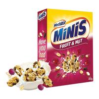 维他麦 英国进口 维他麦 Weetabix 水果麦片 即食谷物早餐小饼 含丰富干果坚果 营养冲调可零食代餐 450克