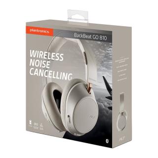 Plantronics 缤特力 BackBeat GO 810 耳罩式头戴式主动降噪蓝牙耳机 象牙白