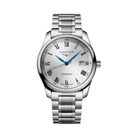 浪琴(LONGINES)瑞士手表 名匠系列 机械钢带男表圣诞 L27934966