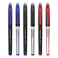 uni 三菱铅笔 UBA-188 拔帽中性笔 黑色 0.5mm 6支装