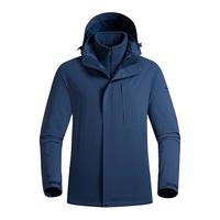 NORTHLAND 诺诗兰 男子三合一冲锋衣 NWJAH5504E 月光海洋蓝色 170