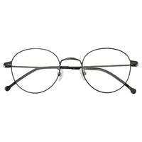 HAN 汉 HN41024 黑色金属眼镜框+1.60折射率 防蓝光镜片