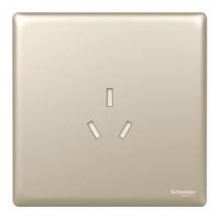 Schneider Electric 施耐德电气 珍铂系列 10A三孔插座 晨曦金