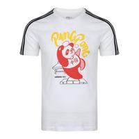 移动端：adidas 短袖男休闲夏季圆领印花运动T恤GK1551
