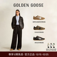 GOLDEN GOOSE 男女Marathon Speed 薄底休闲鞋GGDB 豹纹女款 36