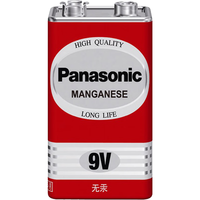 Panasonic 松下 6F22ND 积层碳性电池 9V 4粒装