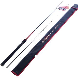 鱼猎人 征途 路亚竿 LMS001-702ML 黑红色 2.13M 直柄 L调 整体式