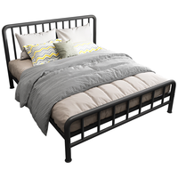 L&S YC09 北欧铁艺床 白色 100*190cm