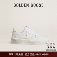 GOLDEN GOOSE 女款Ball Star2厚底增高板鞋GGDB 白色星星女款（） 36 (230mm)