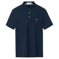 DANCING WOLVES 与狼共舞 男士短袖POLO衫 51124062210 藏青 S