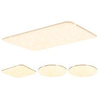  Lighting 雷士 NVC  满天星系列 北欧客厅吸顶灯+方卧灯+圆卧灯*2