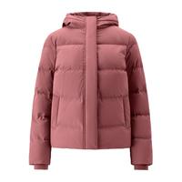 佐丹奴三防羽绒外套女24冬控温蓄热纯色连帽工装风羽绒服05374703