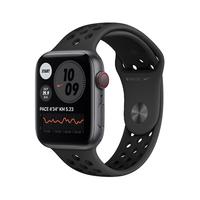 Apple 苹果 Watch SE 智能手表 44mm GPS+蜂窝版 深空灰色铝金属表壳 黑色运动型表带 (心率、GPS、扬声器)